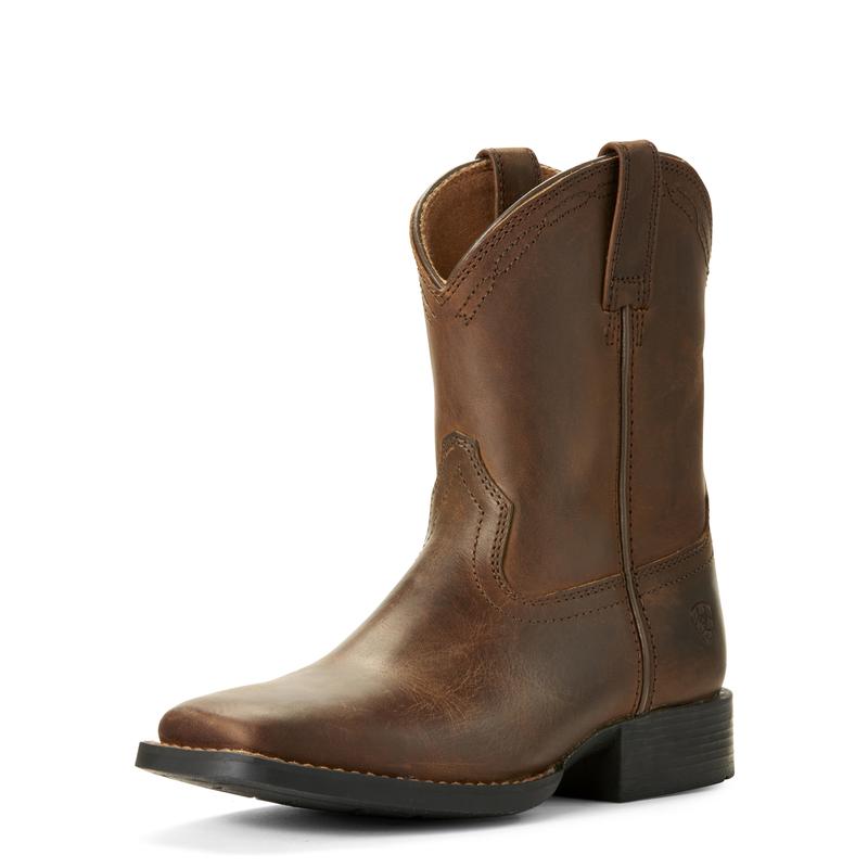 Brands :: Ariat :: Ariat Kids Heritage Roper Wide Square Toe